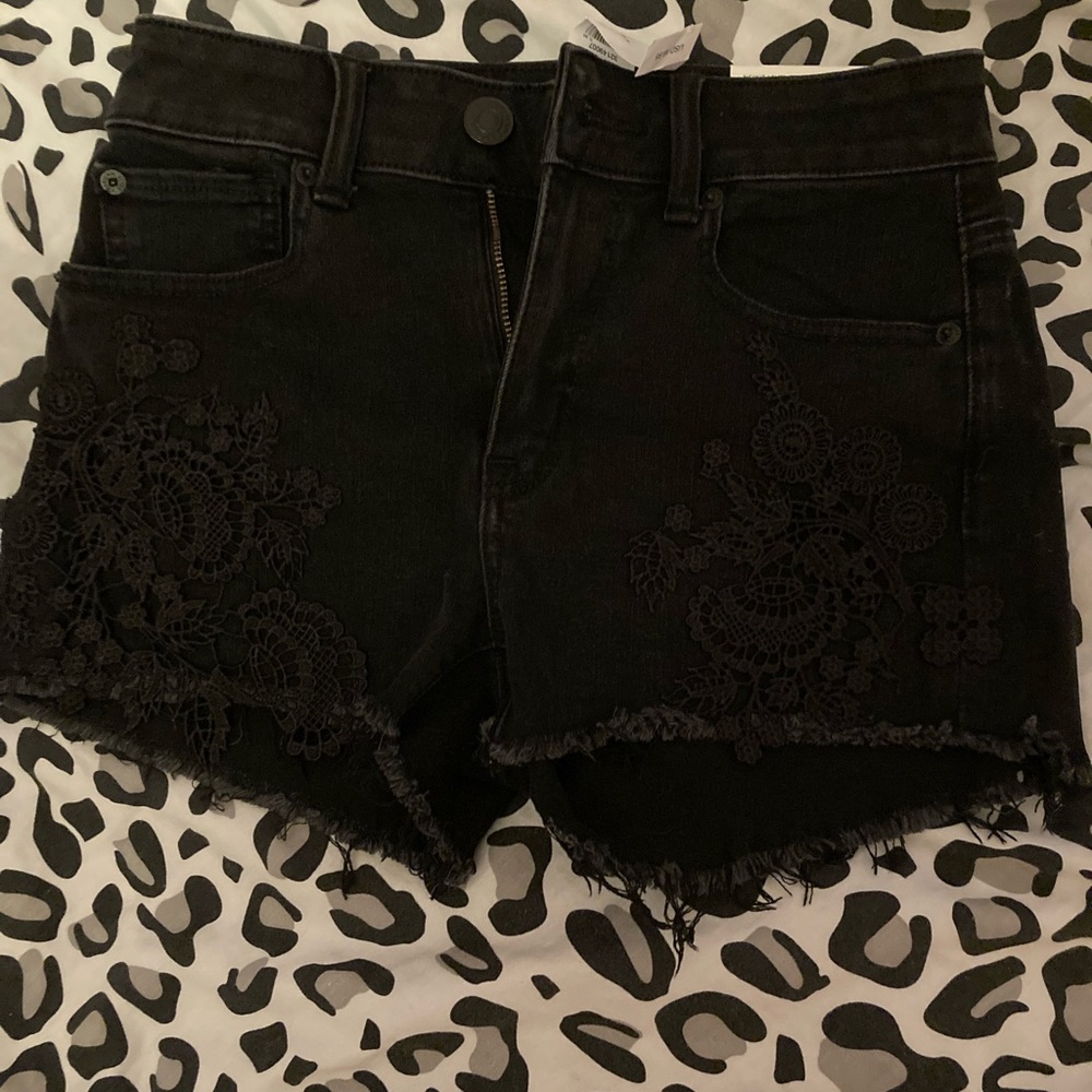 AE black shorts new
